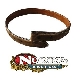 NOCONA Cowboy Western Belt, Medium Brown, Youth size 24